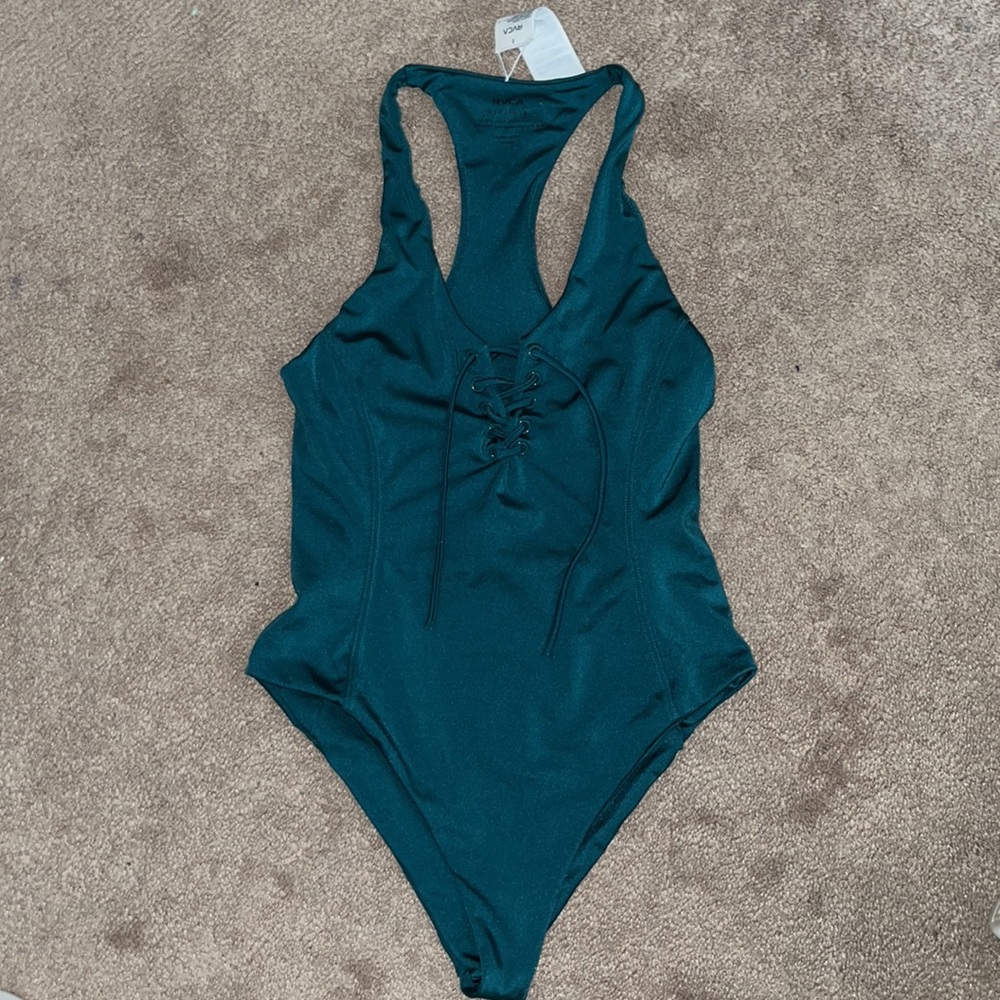 RVCA Shimmer Swim Green